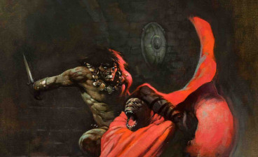 Frank Frazetta's paining of Conan the Barbarian
